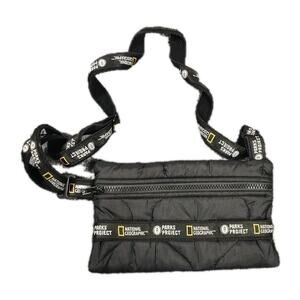 Parks Project X National Geographic Travel Purse Crossbody Quilted Made In USA